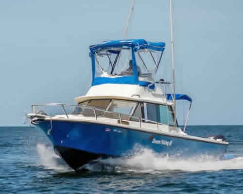 Bertram 28ft. Papagayo fishing.